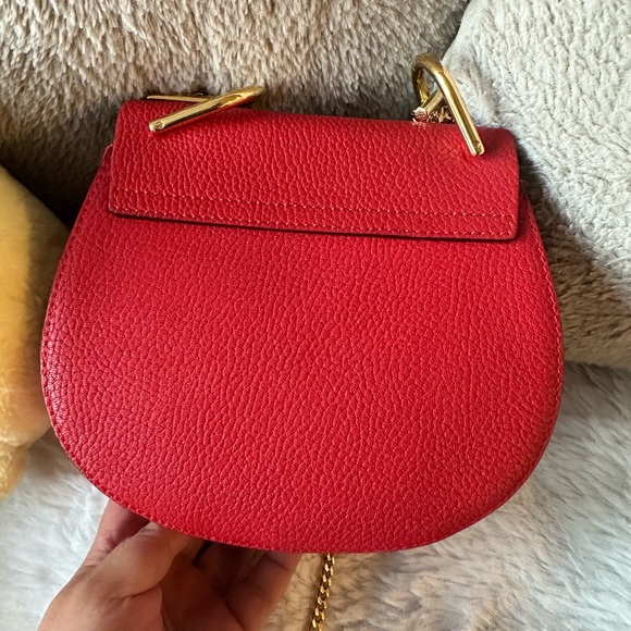 Chloé red mini Drew crossbody bag - Picture 5 of 16
